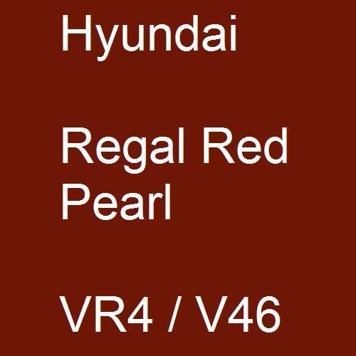 Hyundai, Regal Red Pearl, VR4 / V46.